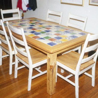 Tile Top Kitchen Table