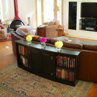 Curved Front Bookcase